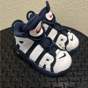 Nike Kids Navy and White Air Sneakers